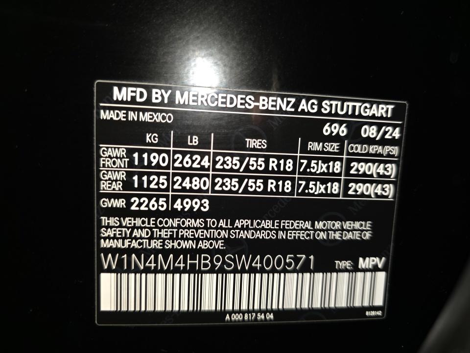 2025 Mercedes-Benz GLB GLB 250 AWD