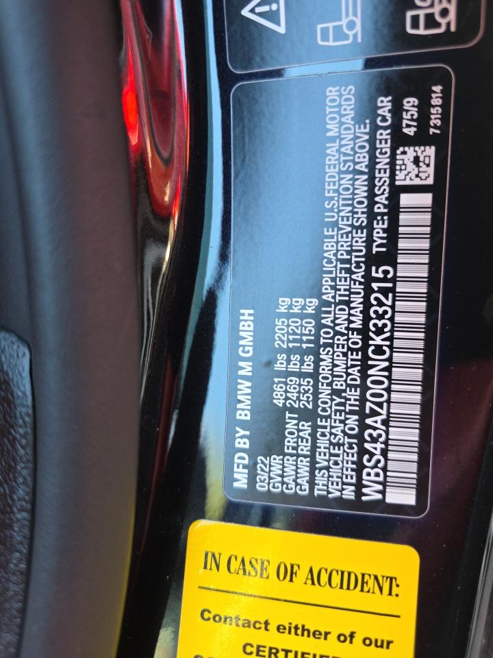 2022 BMW M4 Competition xDrive AWD