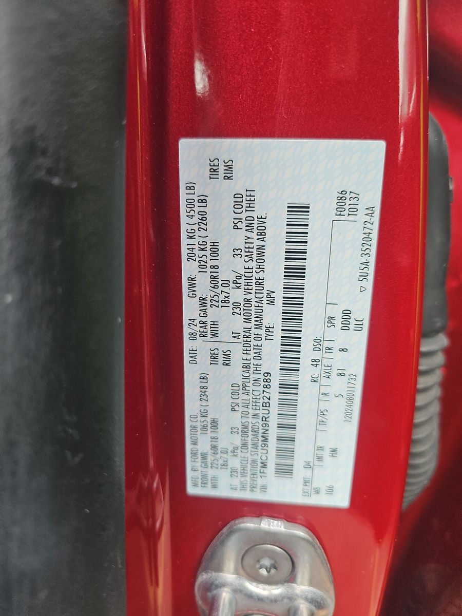 2024 Ford Escape ST-Line AWD