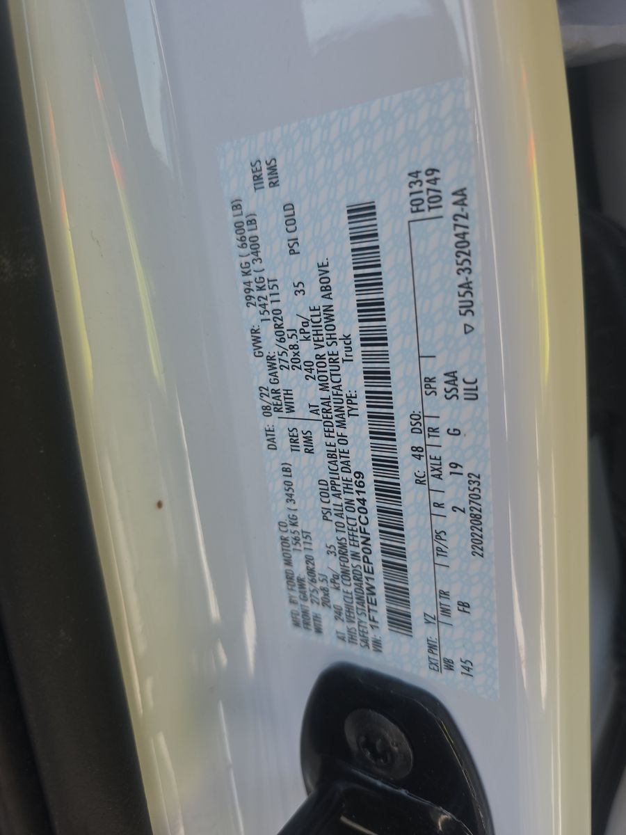 2022 Ford F-150 XLT AWD