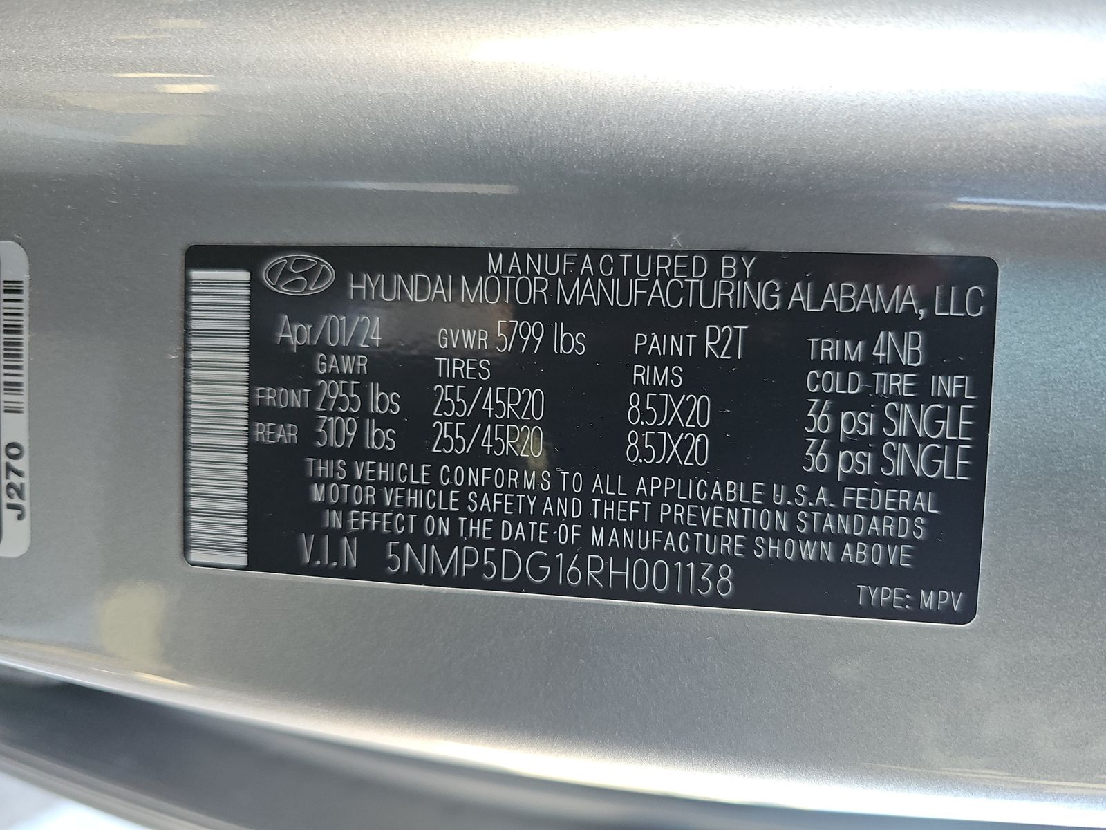 2024 Hyundai Santa Fe Hybrid Calligraphy AWD