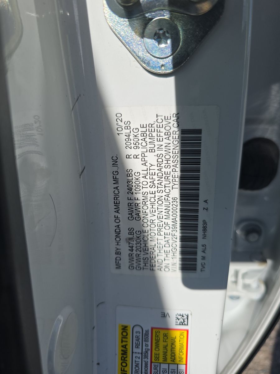 2021 Honda Accord Sport FWD