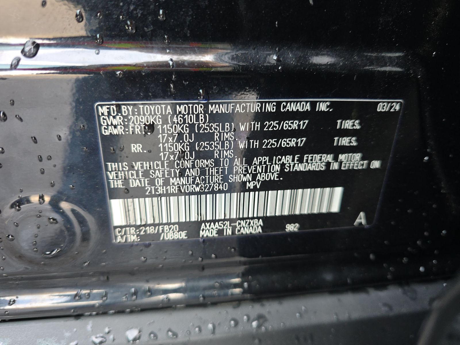 2024 Toyota RAV4 LE FWD