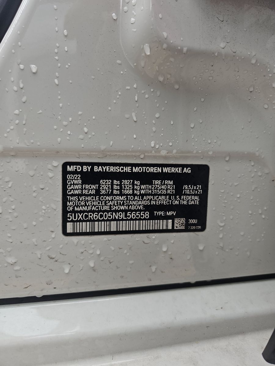 2022 BMW X5 xDrive40i AWD