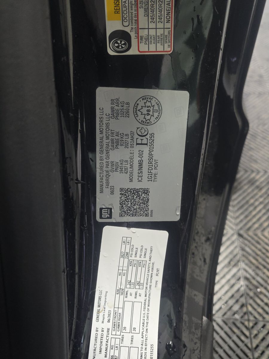 2023 Chevrolet Camaro 3LT RWD