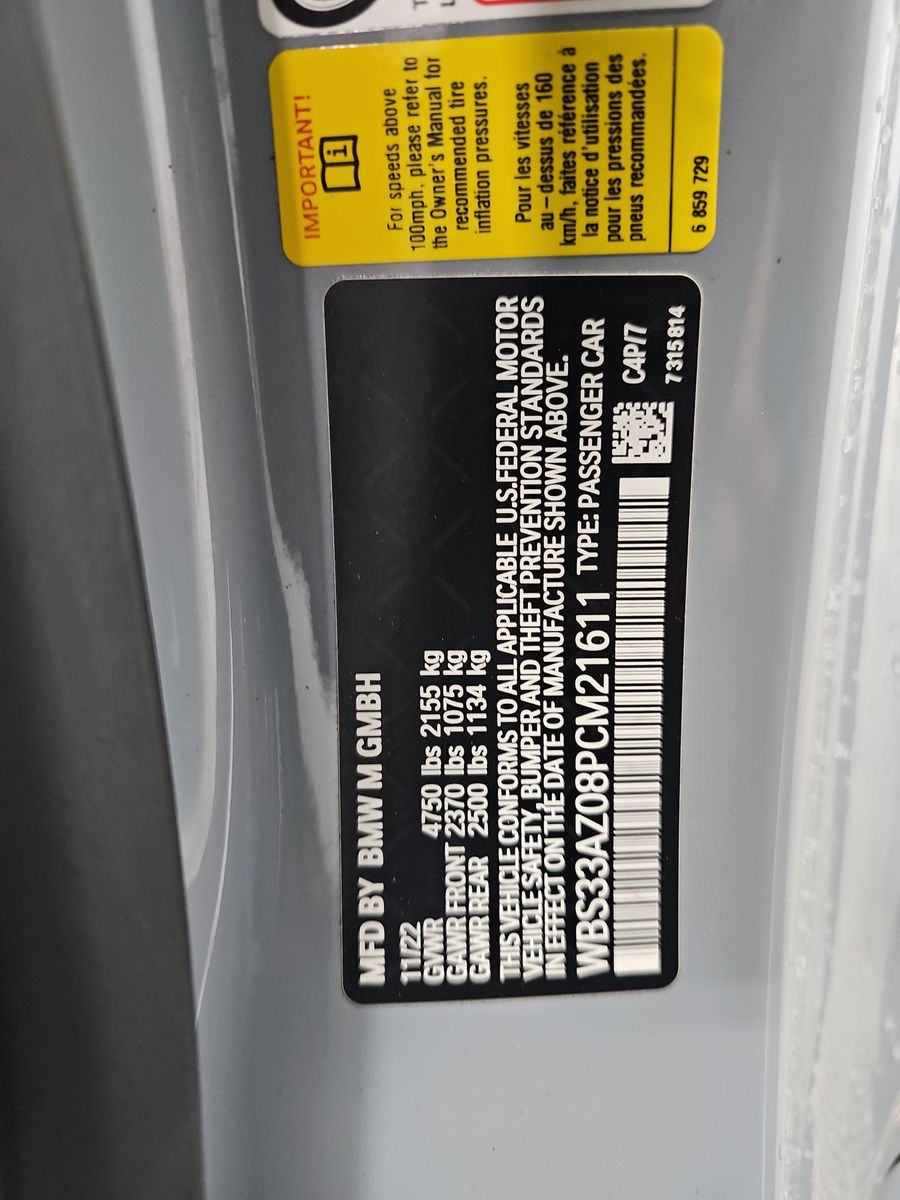 2023 BMW M4 Competition RWD