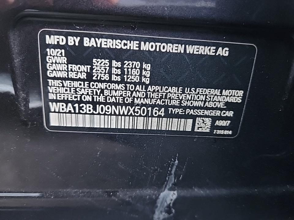 2022 BMW 5 Series 530i xDrive AWD