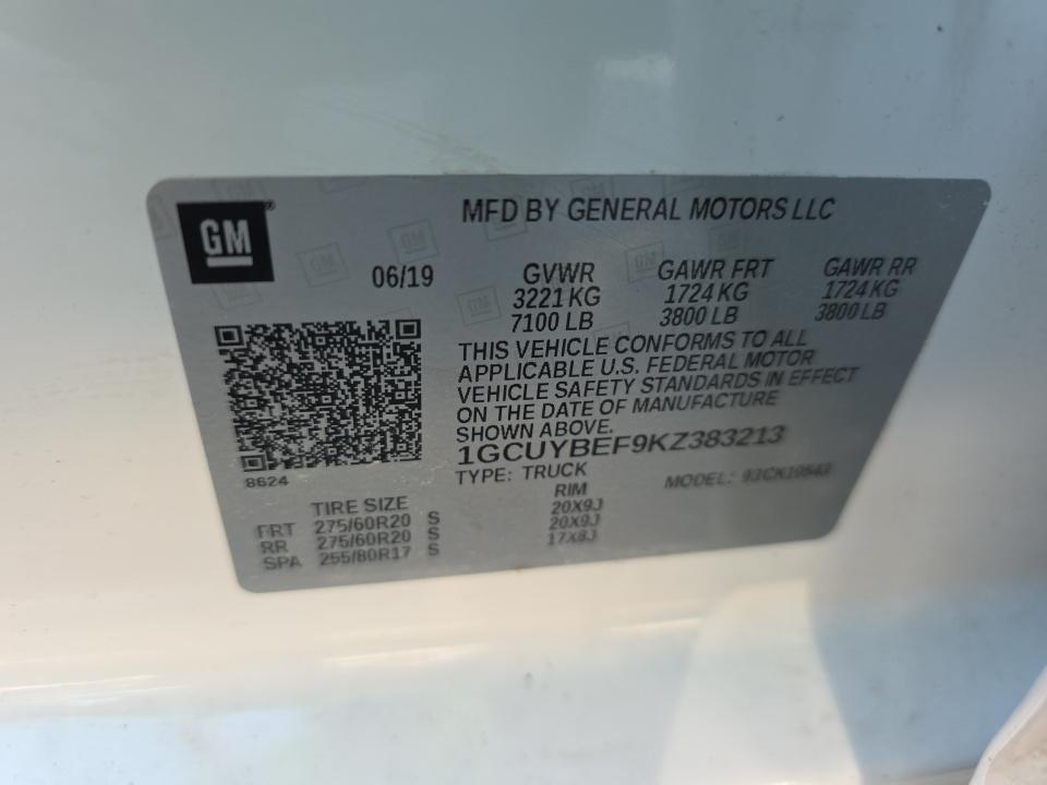 2019 Chevrolet Silverado 1500 Custom AWD