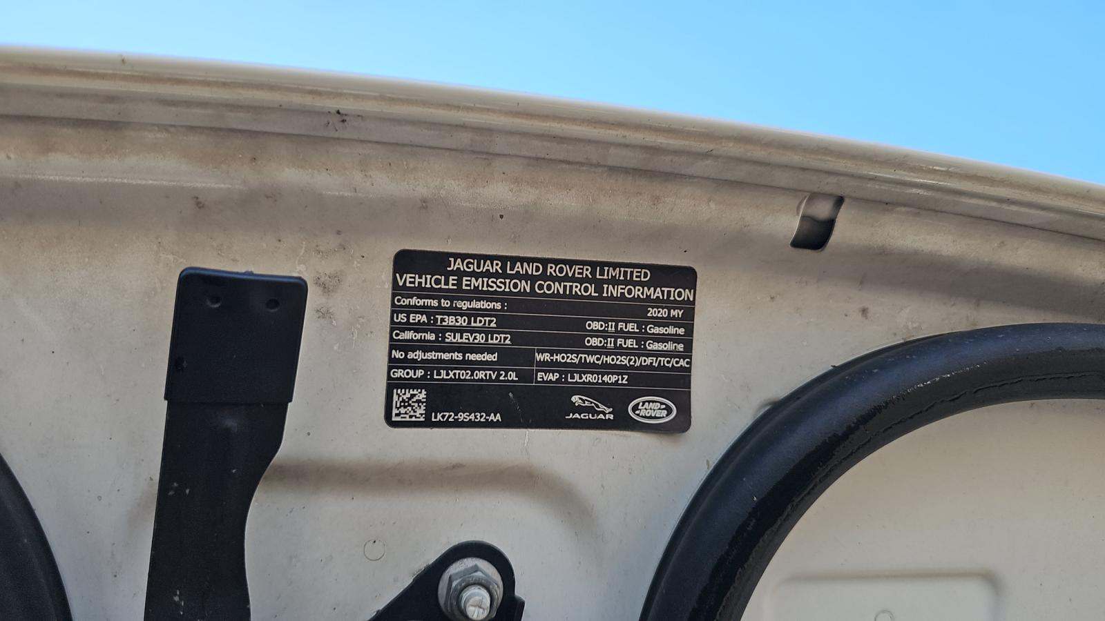 2020 Land Rover Range Rover Evoque R-Dynamic SE AWD