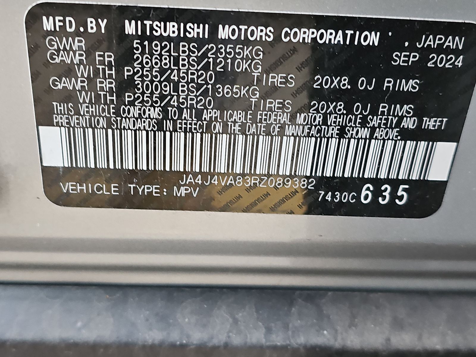 2024 Mitsubishi Outlander SE AWD