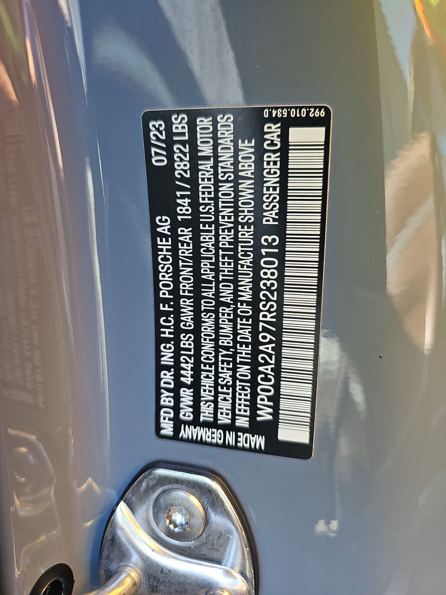 2024 Porsche 911 Carrera RWD