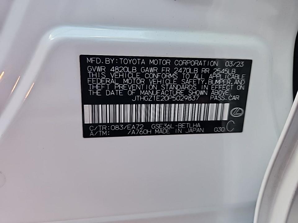 2023 Lexus IS IS 350 F SPORT AWD