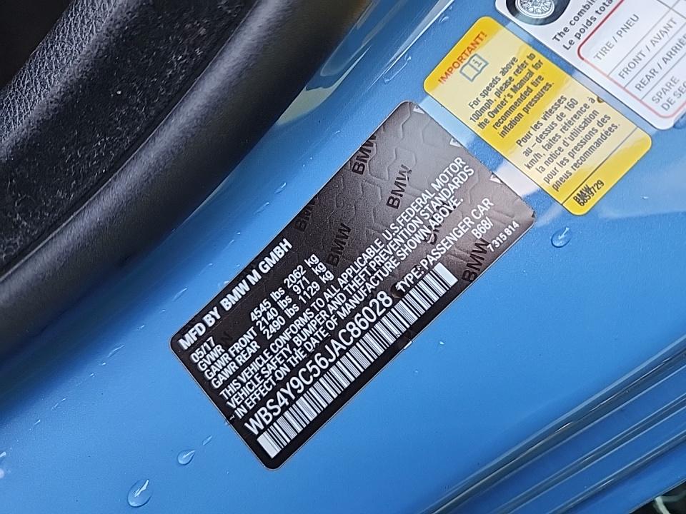 2018 BMW M4 Base RWD