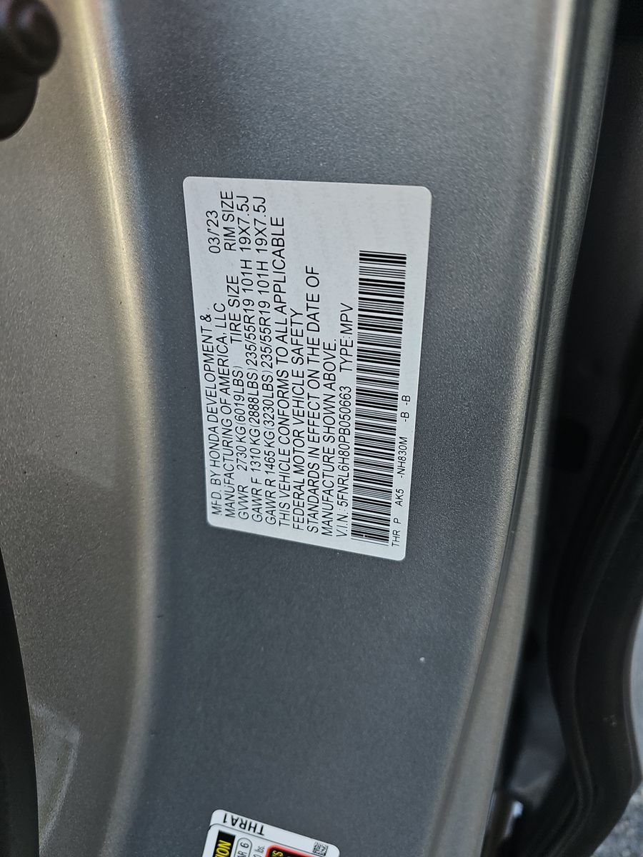 2023 Honda Odyssey Touring FWD