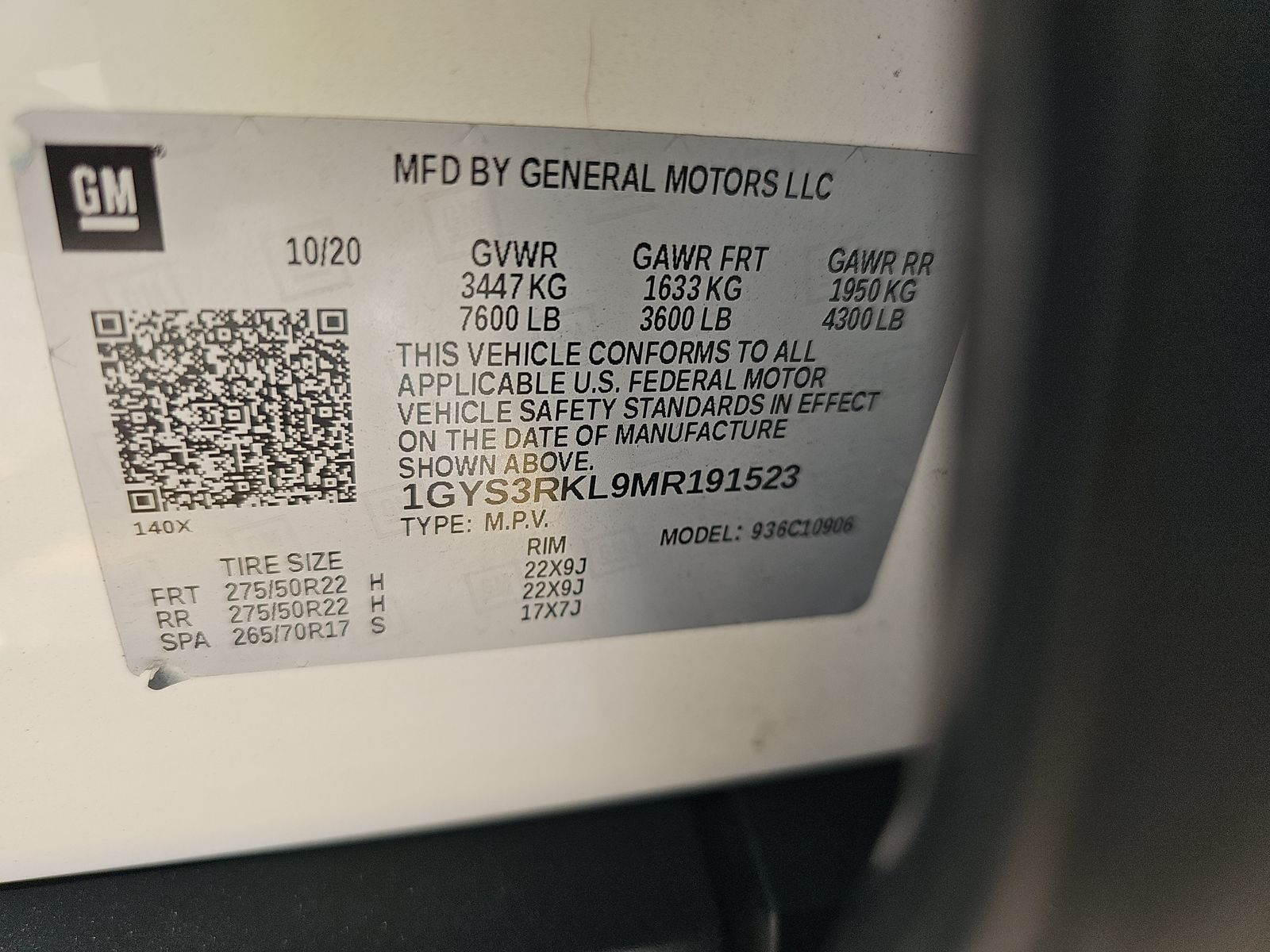 2021 Cadillac Escalade ESV Sport Platinum RWD