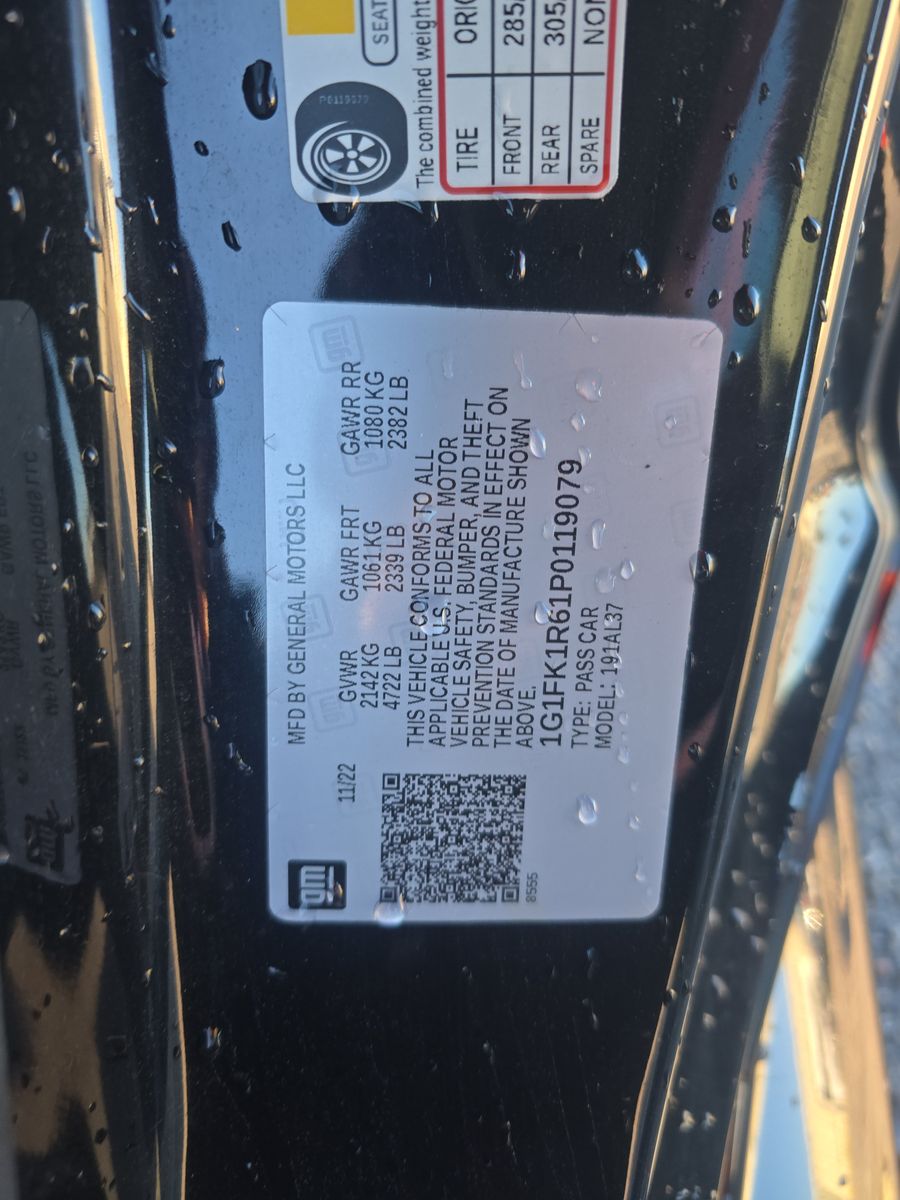 2023 Chevrolet Camaro ZL1 RWD