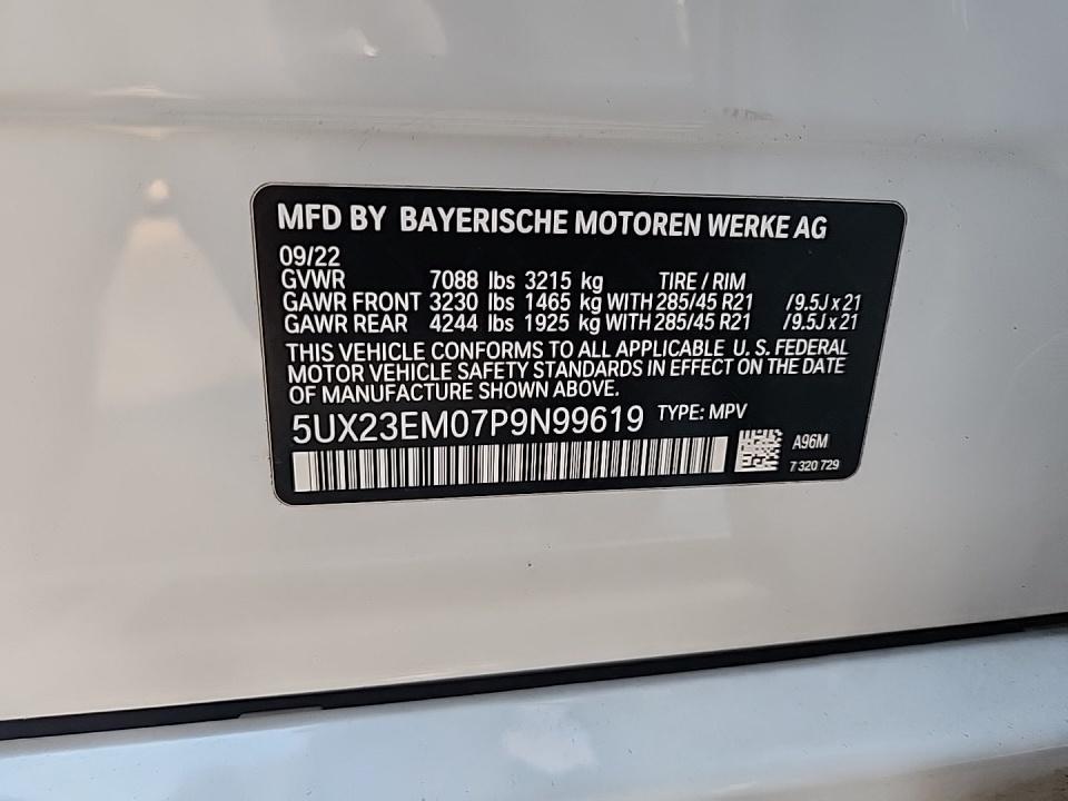 2023 BMW X7 xDrive40i AWD