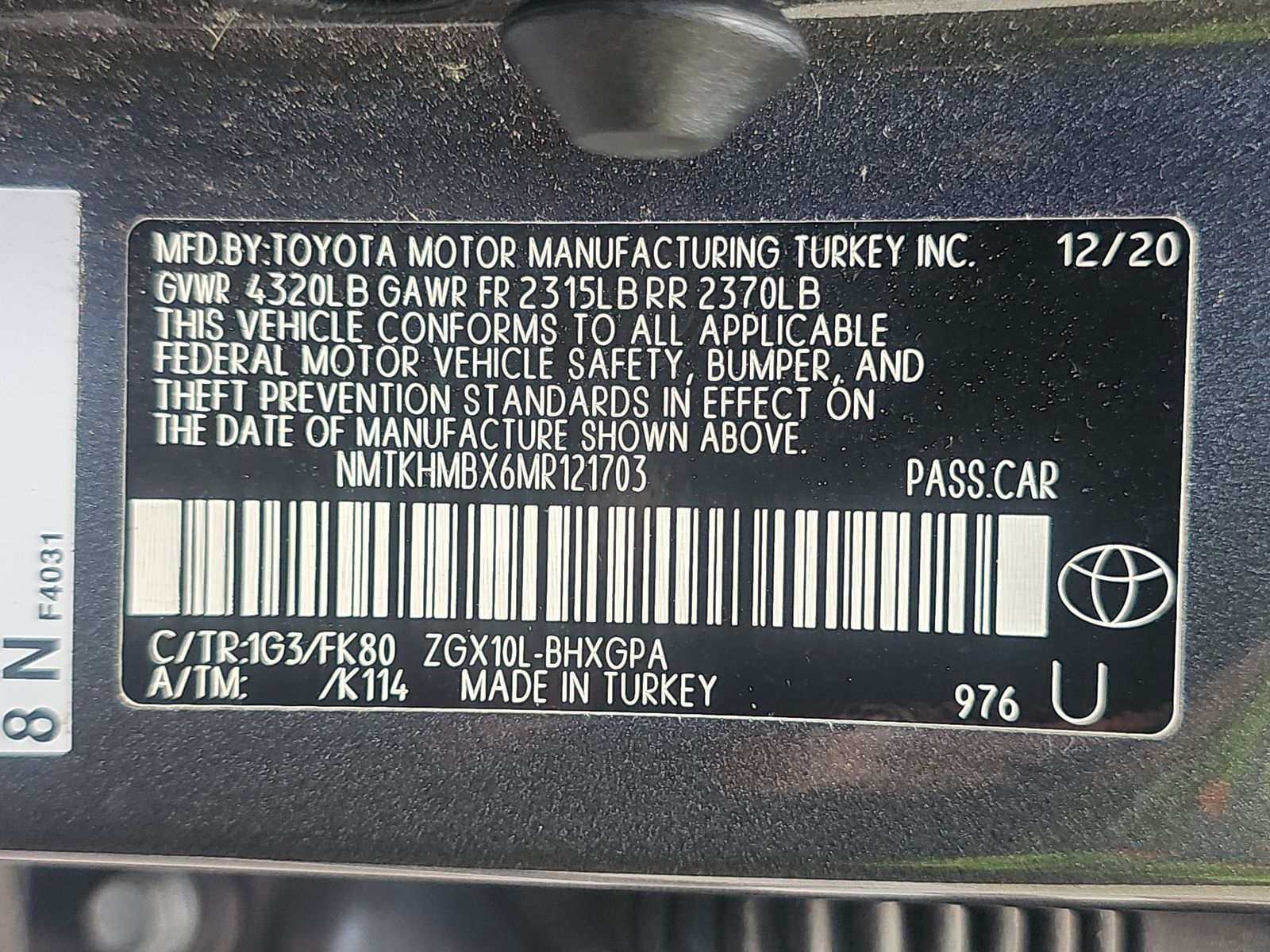 2021 Toyota C-HR XLE FWD