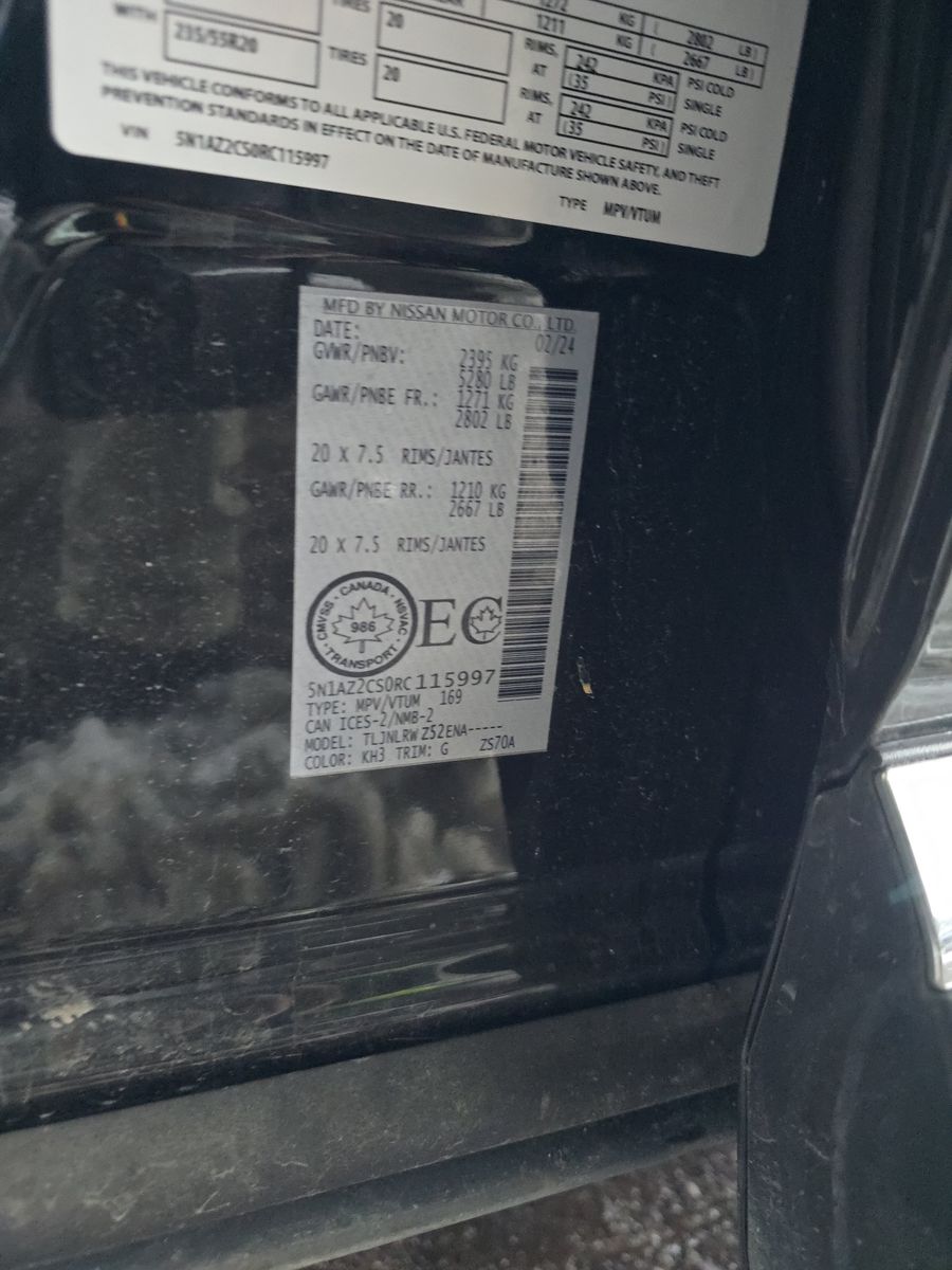 2024 Nissan Murano SL AWD