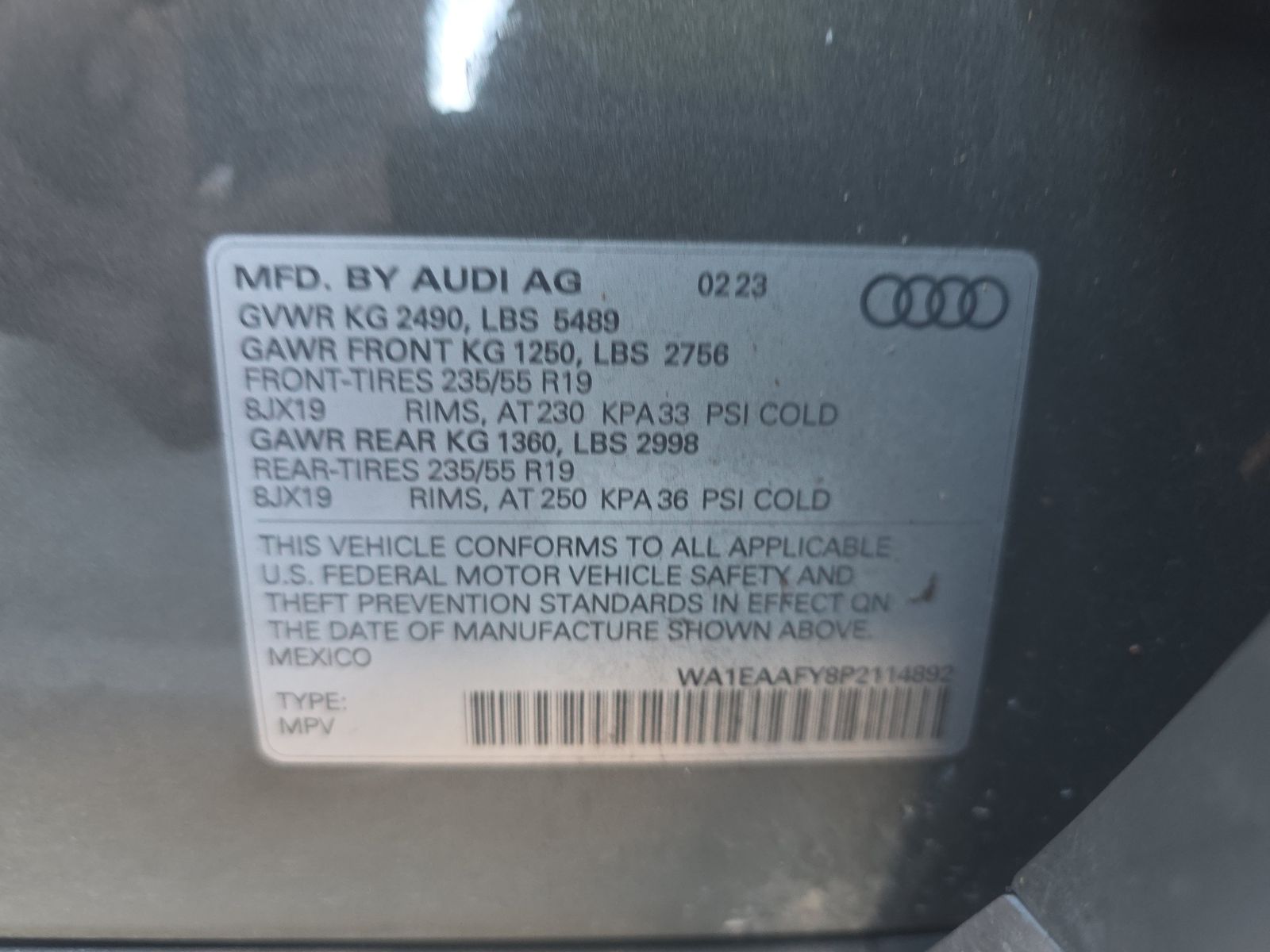 2023 Audi Q5 S line Premium Plus AWD