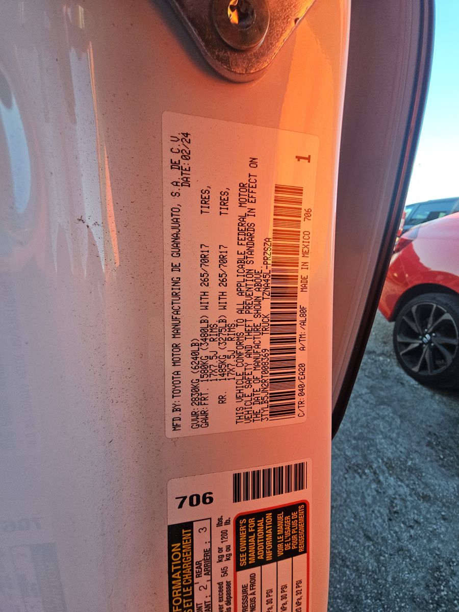 2024 Toyota Tacoma TRD Off-Road AWD