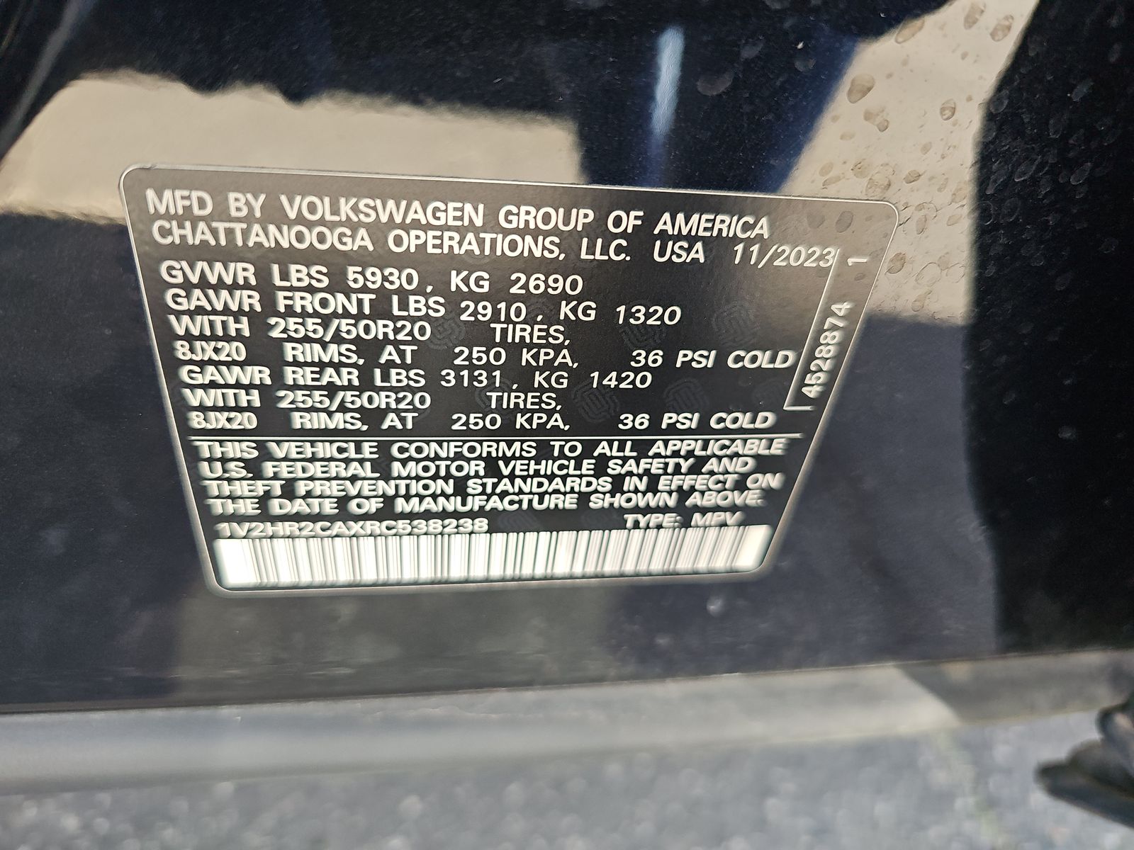 2024 Volkswagen Atlas 2.0T SE AWD