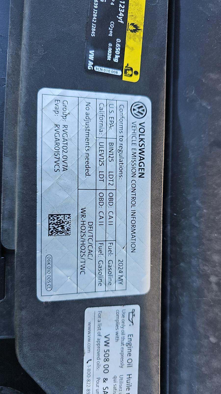 2024 Volkswagen Atlas 2.0T SE AWD