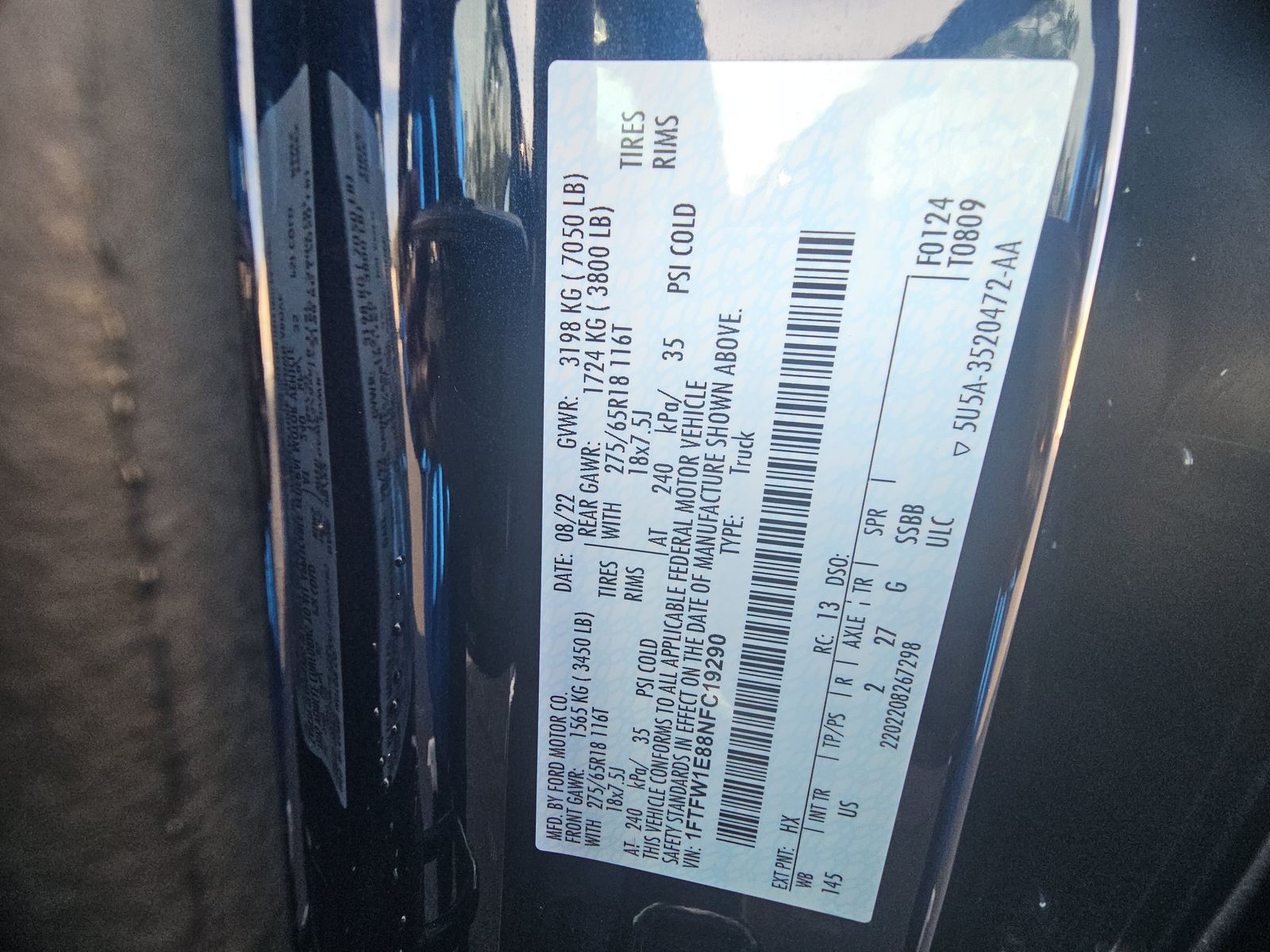 2022 Ford F-150 XLT AWD