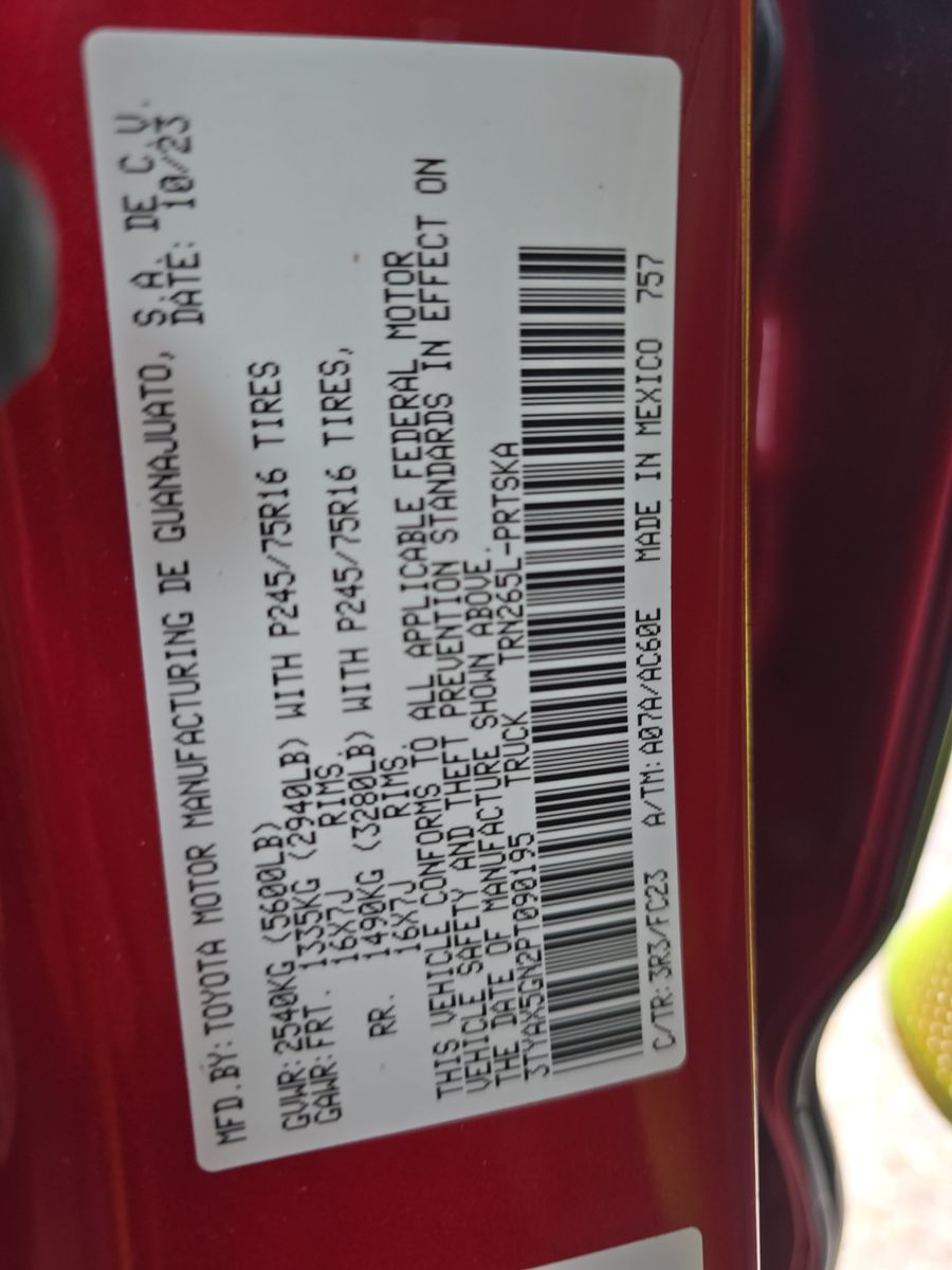 2023 Toyota Tacoma SR5 RWD