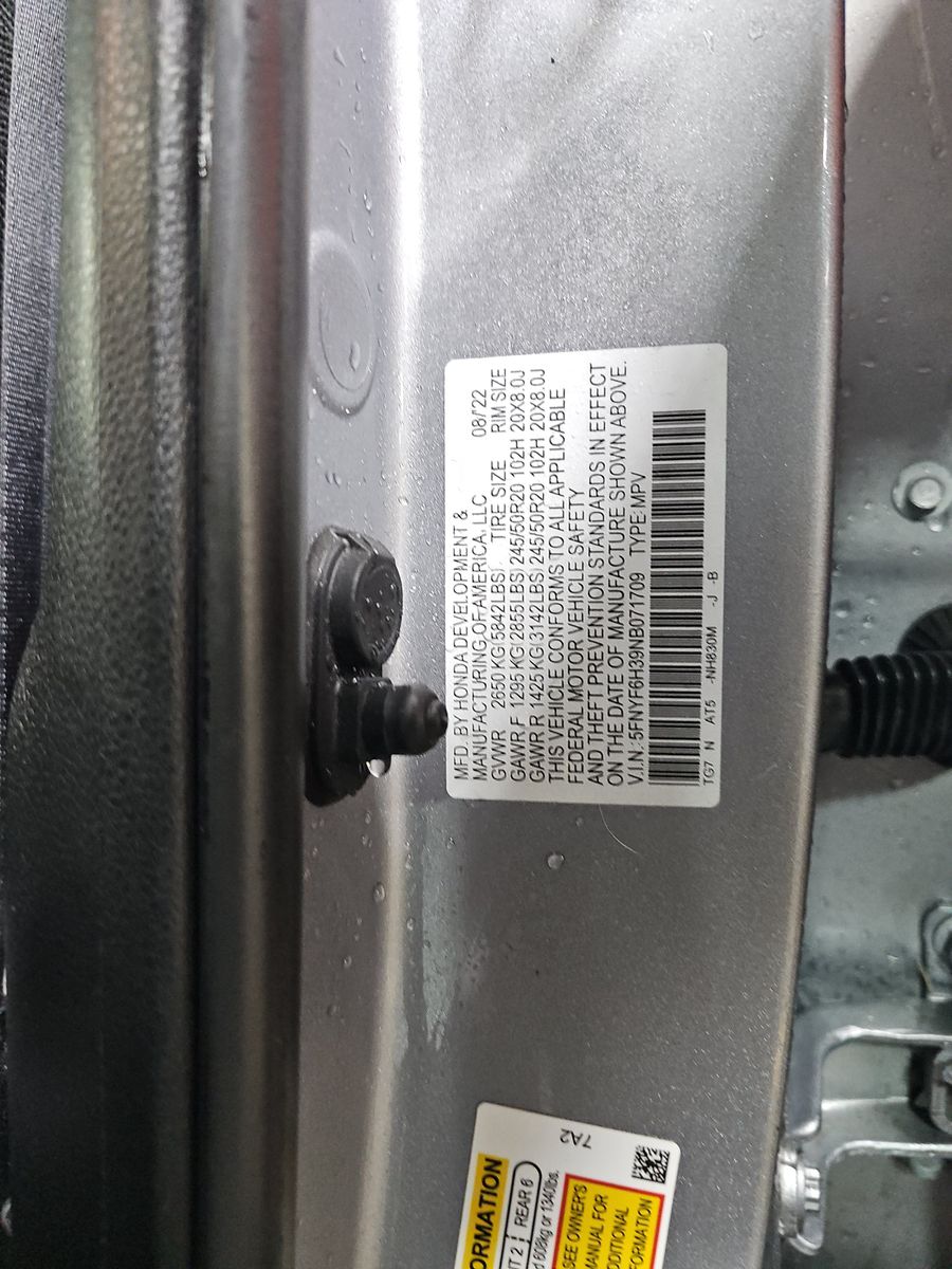 2022 Honda Pilot Sport AWD