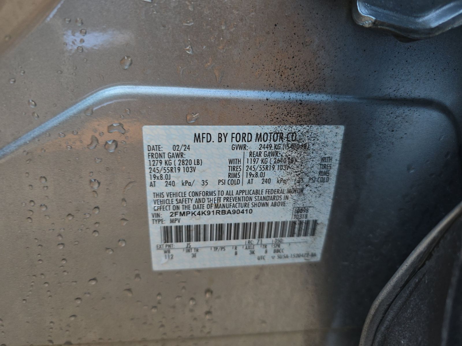 2024 Ford Edge Titanium AWD