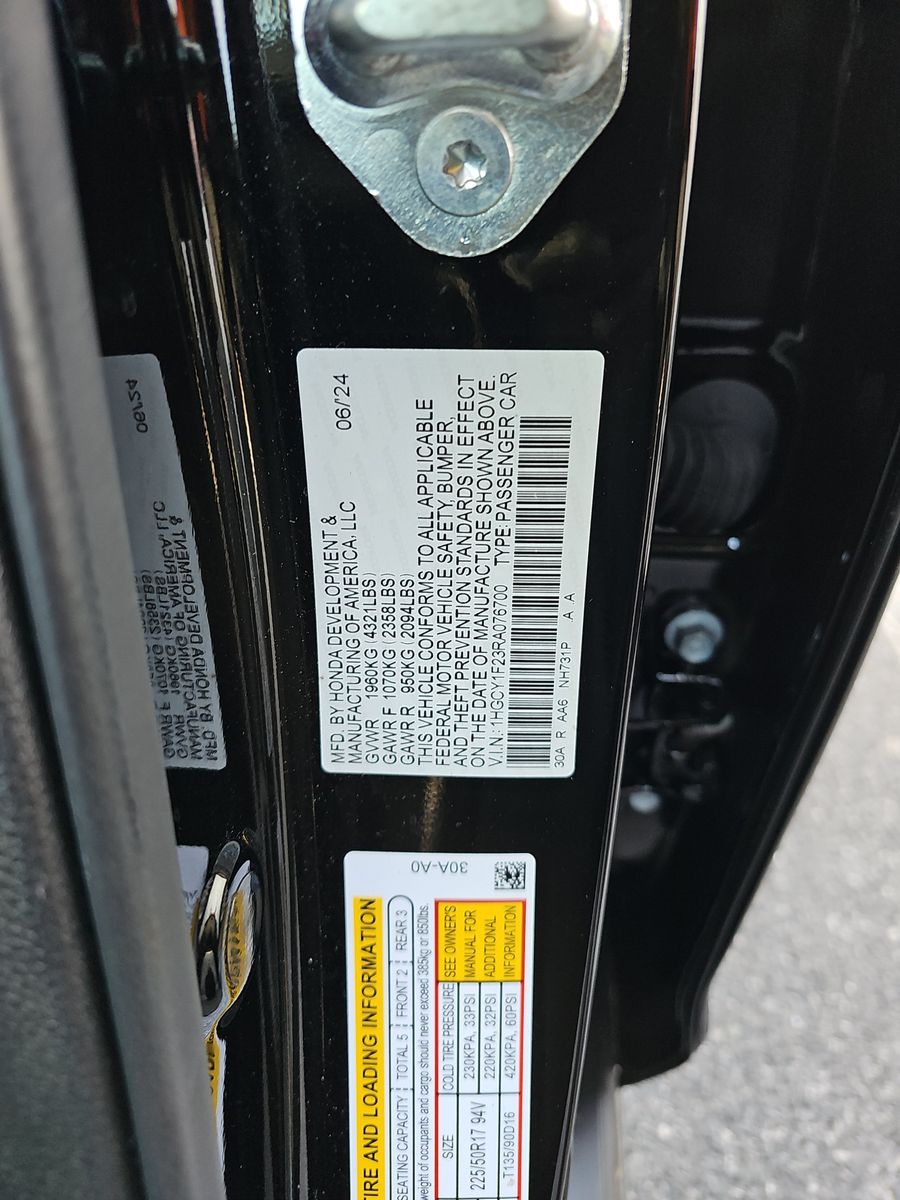 2024 Honda Accord LX FWD