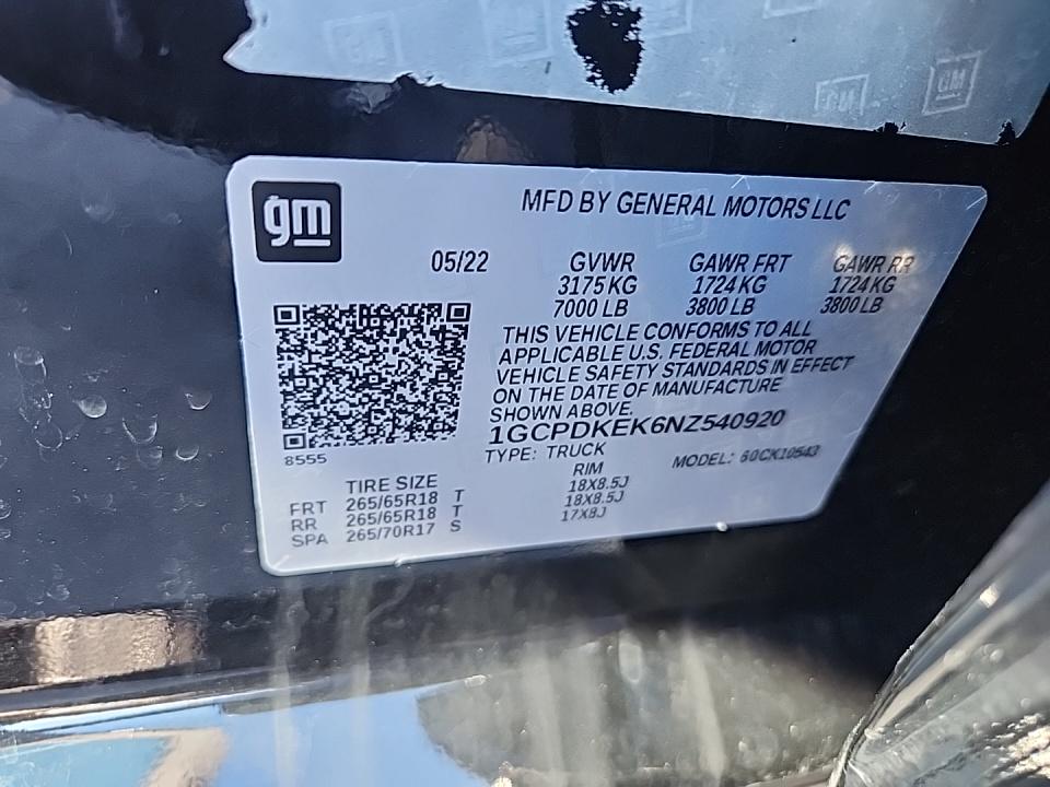 2022 Chevrolet Silverado 1500 LT AWD