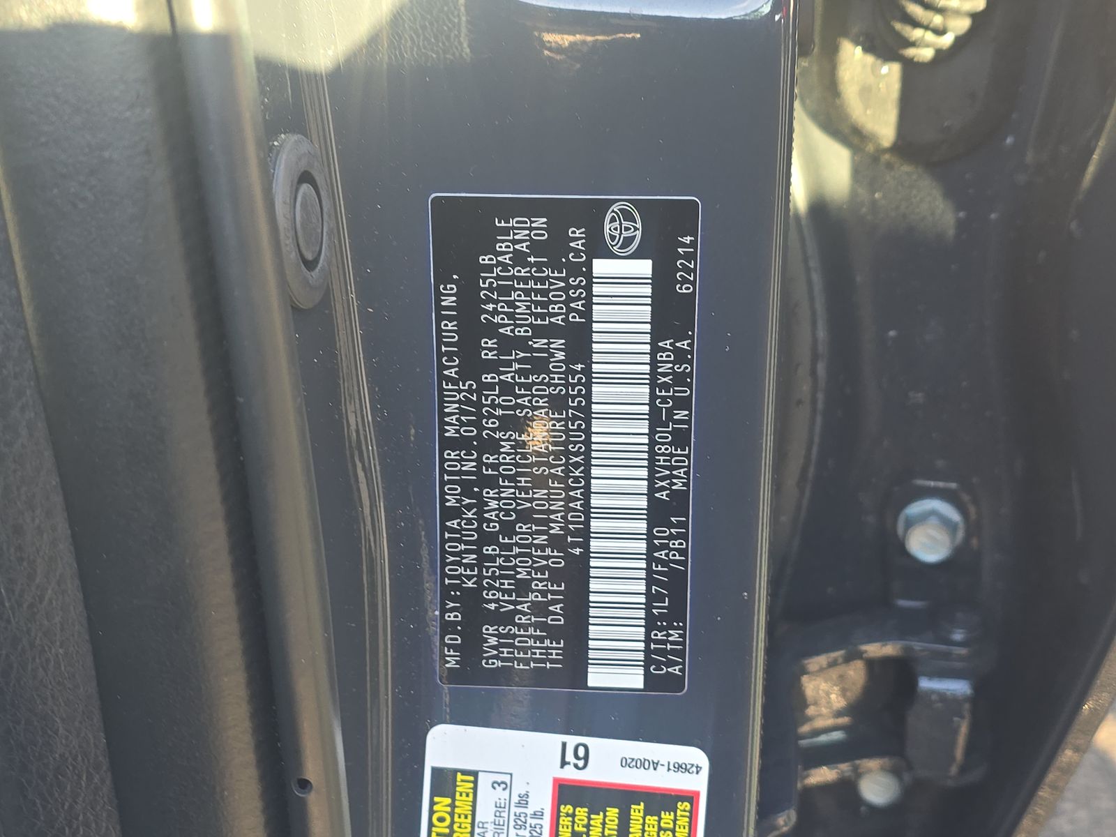 2025 Toyota Camry LE FWD