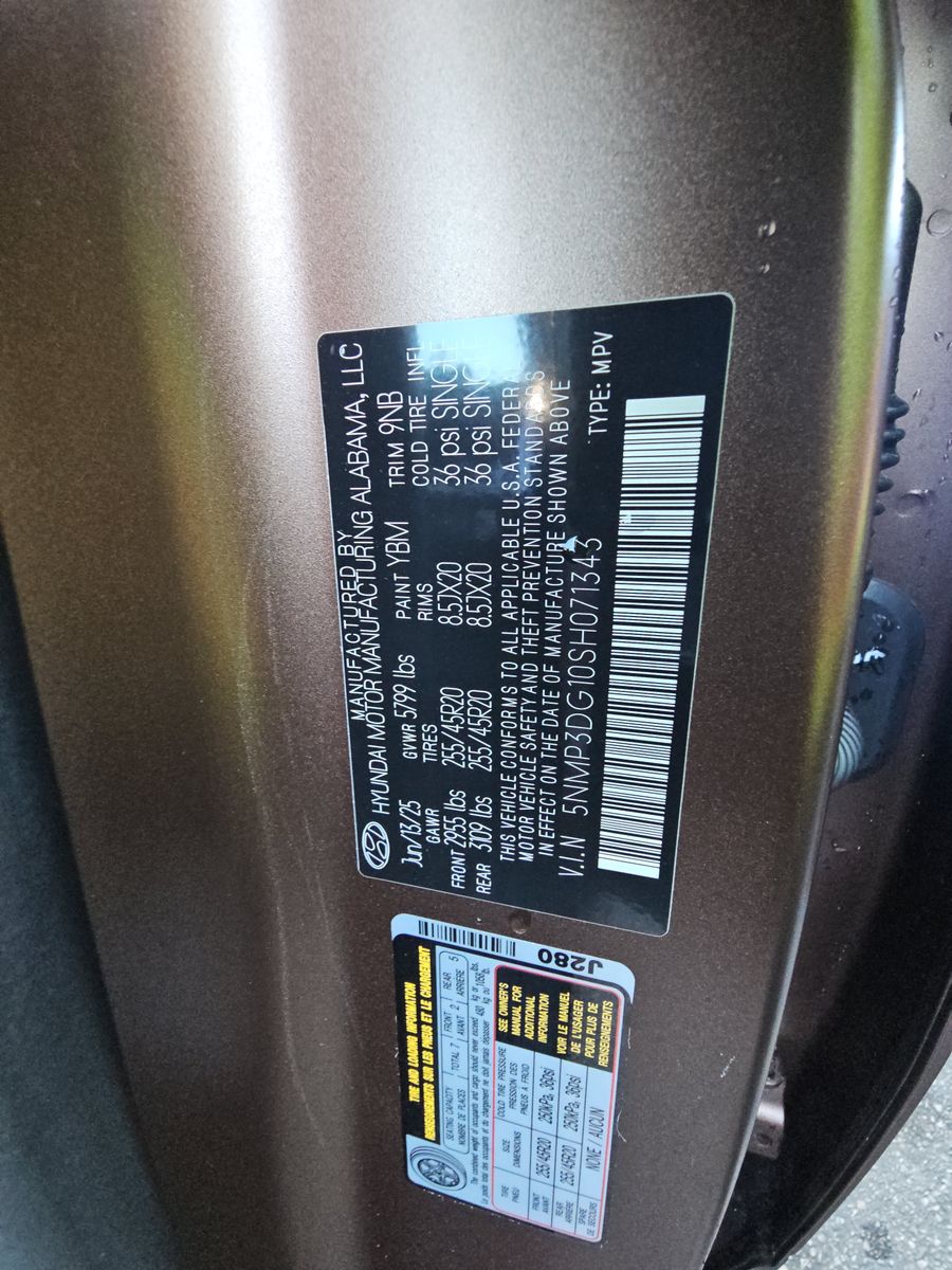 2025 Hyundai Santa Fe Hybrid Limited AWD