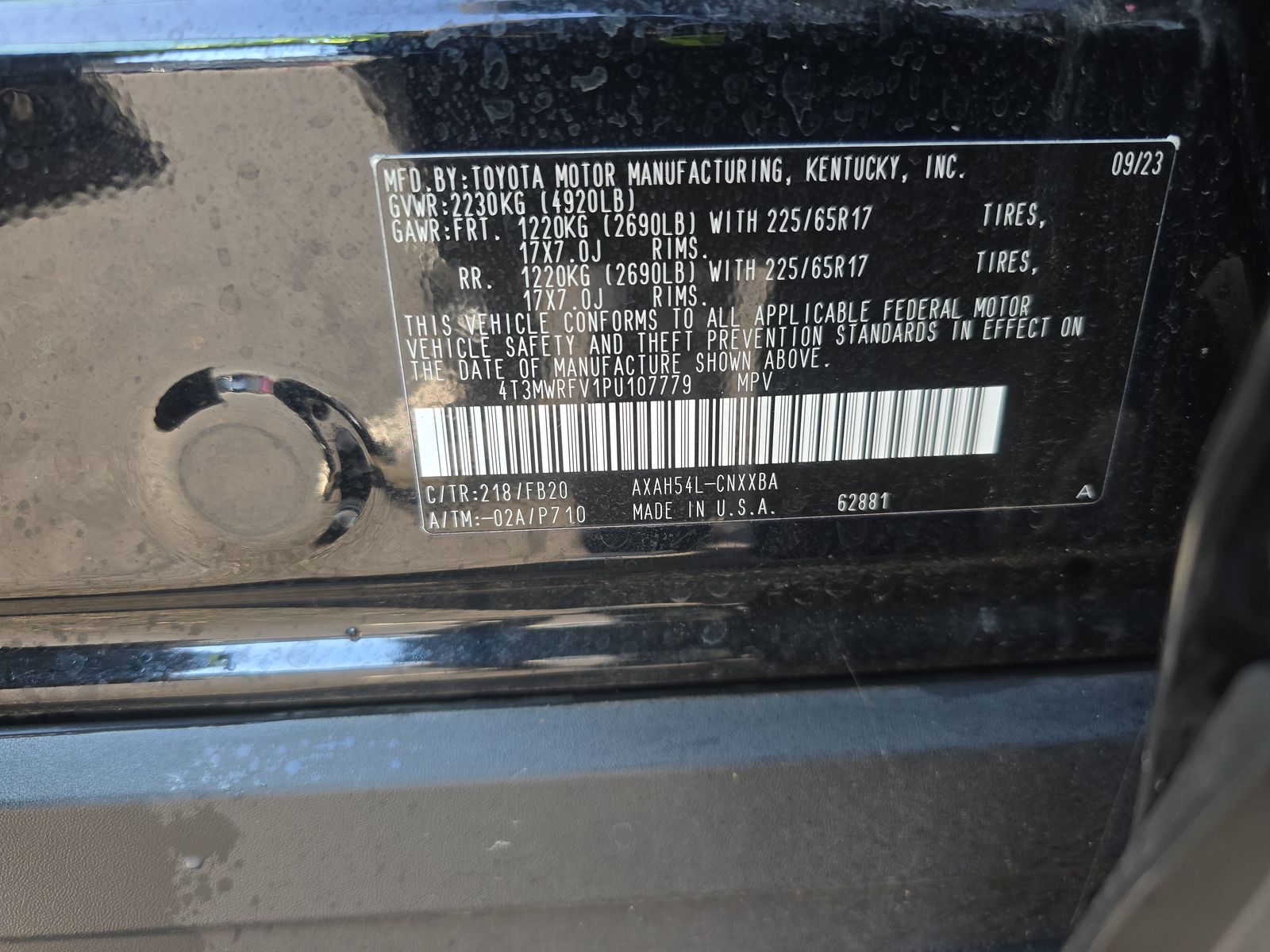 2023 Toyota RAV4 Hybrid LE AWD