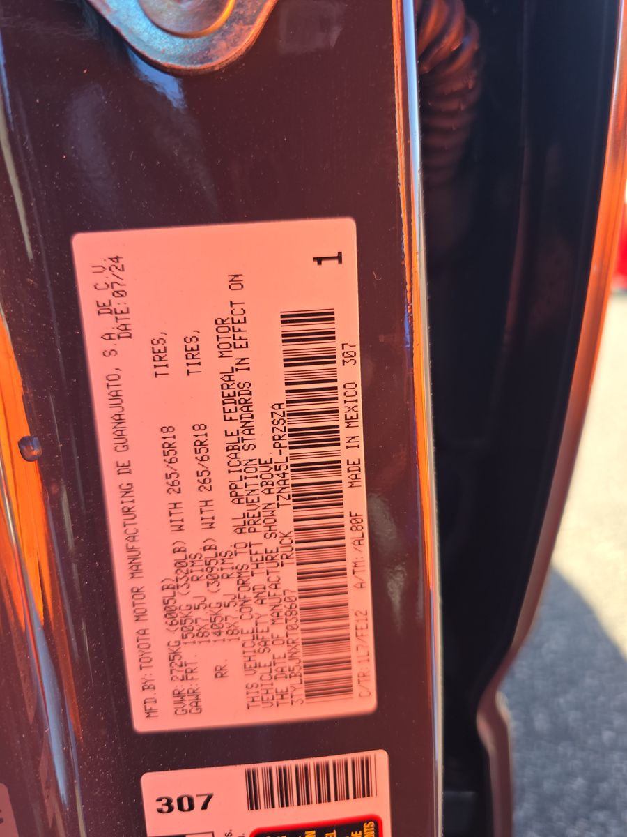 2024 Toyota Tacoma TRD Sport AWD