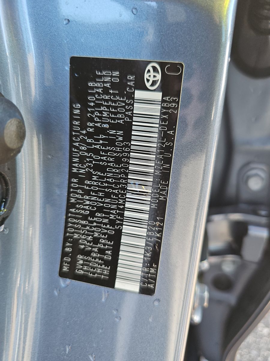 2024 Toyota Corolla XSE FWD