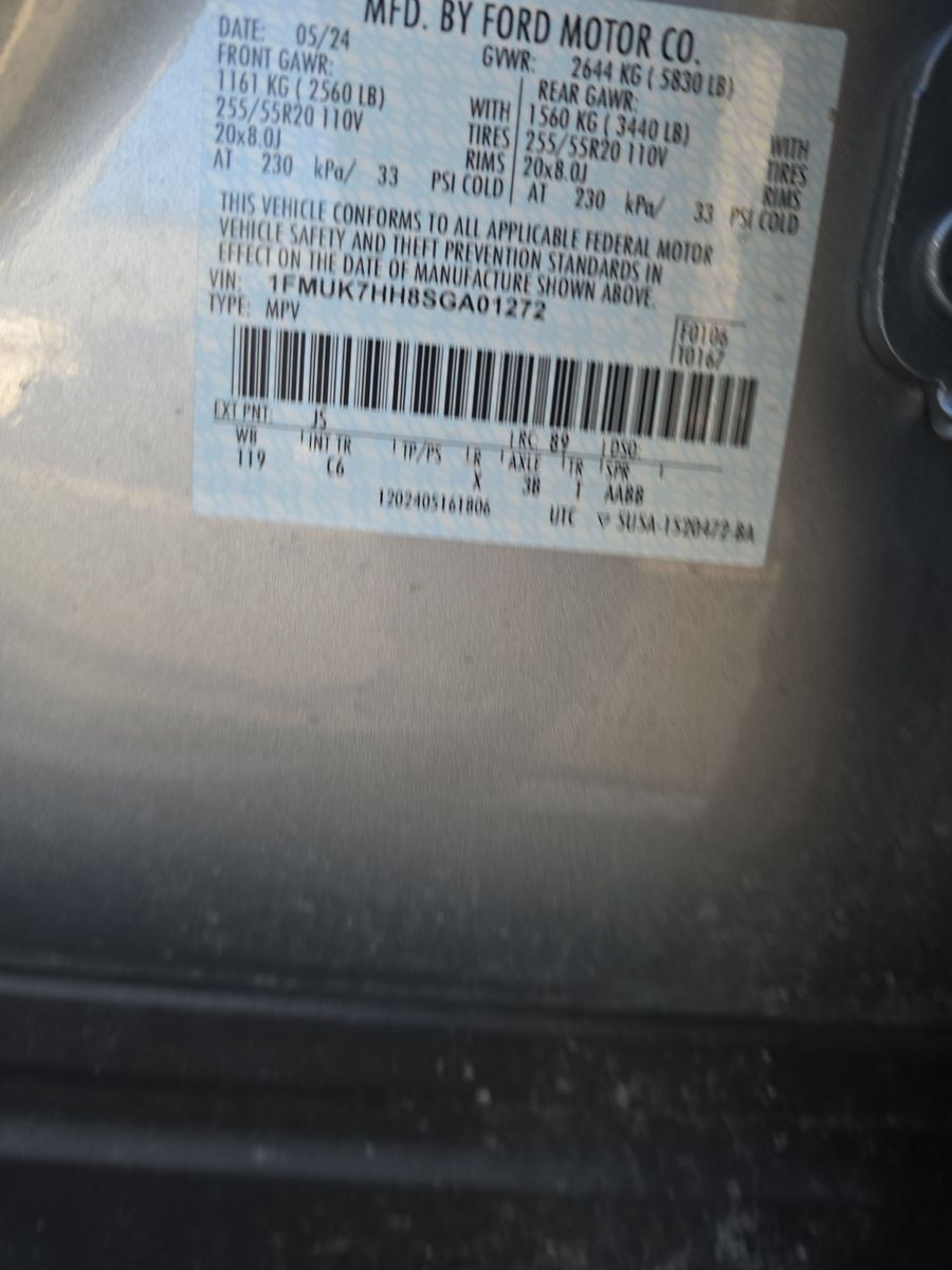 2025 Ford Explorer Platinum RWD