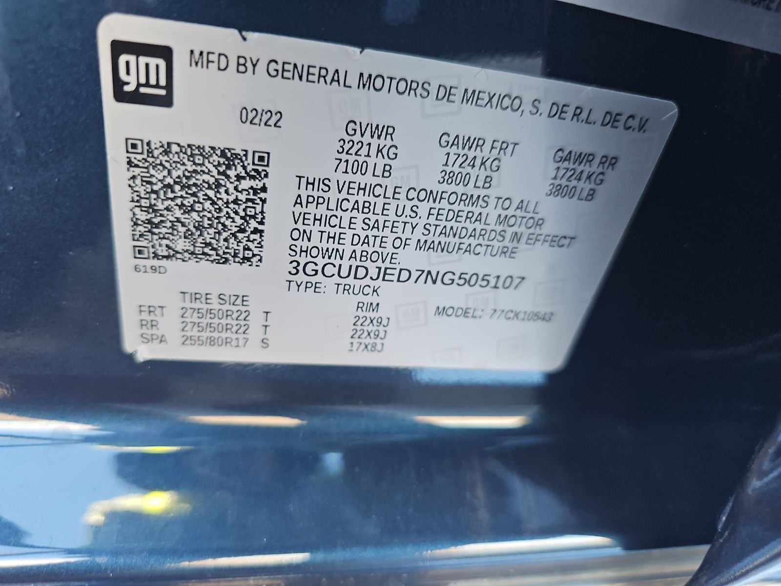 2022 Chevrolet Silverado 1500 High Country AWD