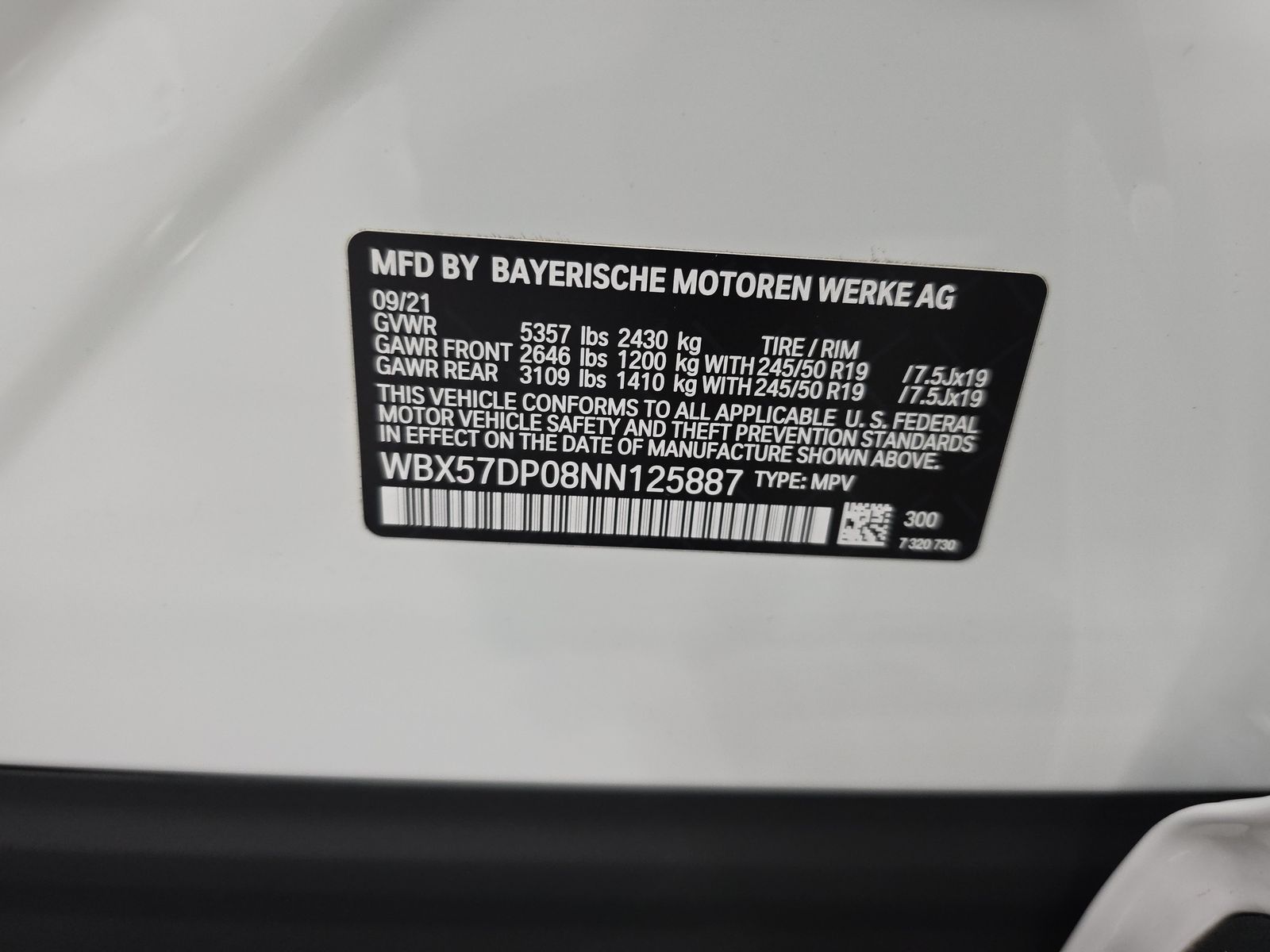 2022 BMW X3 xDrive30i AWD