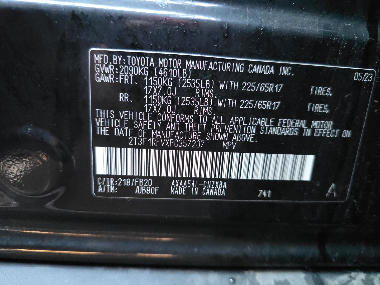 2023 Toyota RAV4 LE AWD