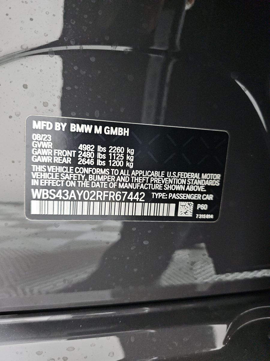 2024 BMW M3 Competition xDrive AWD