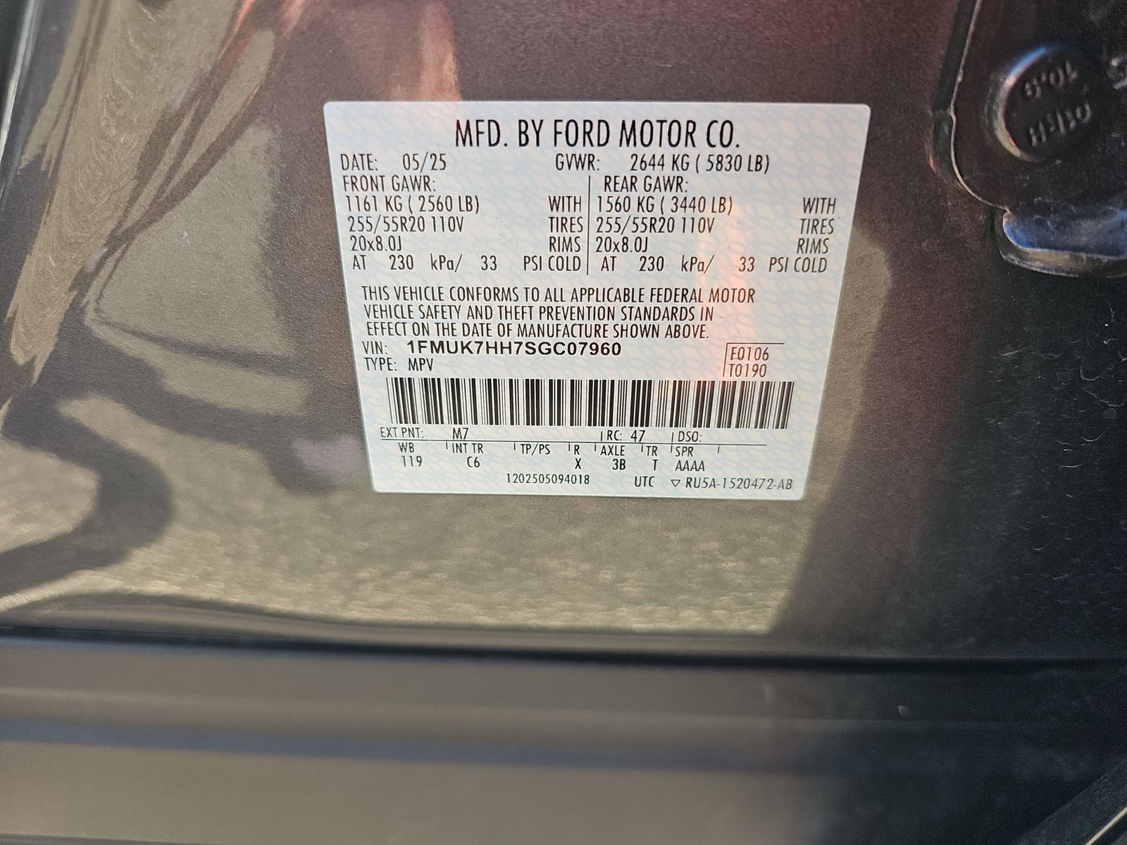 2025 Ford Explorer Platinum RWD