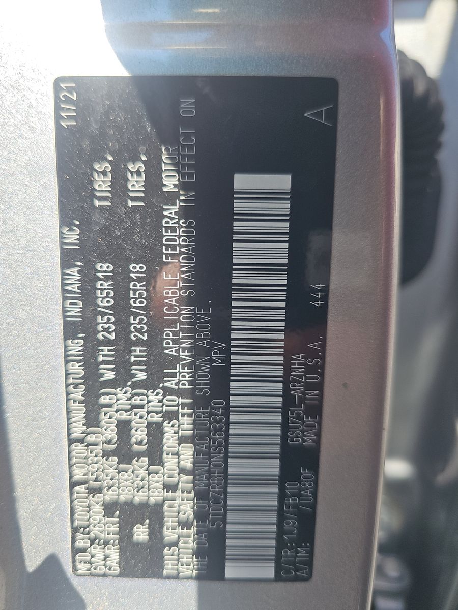 2022 Toyota Highlander L AWD