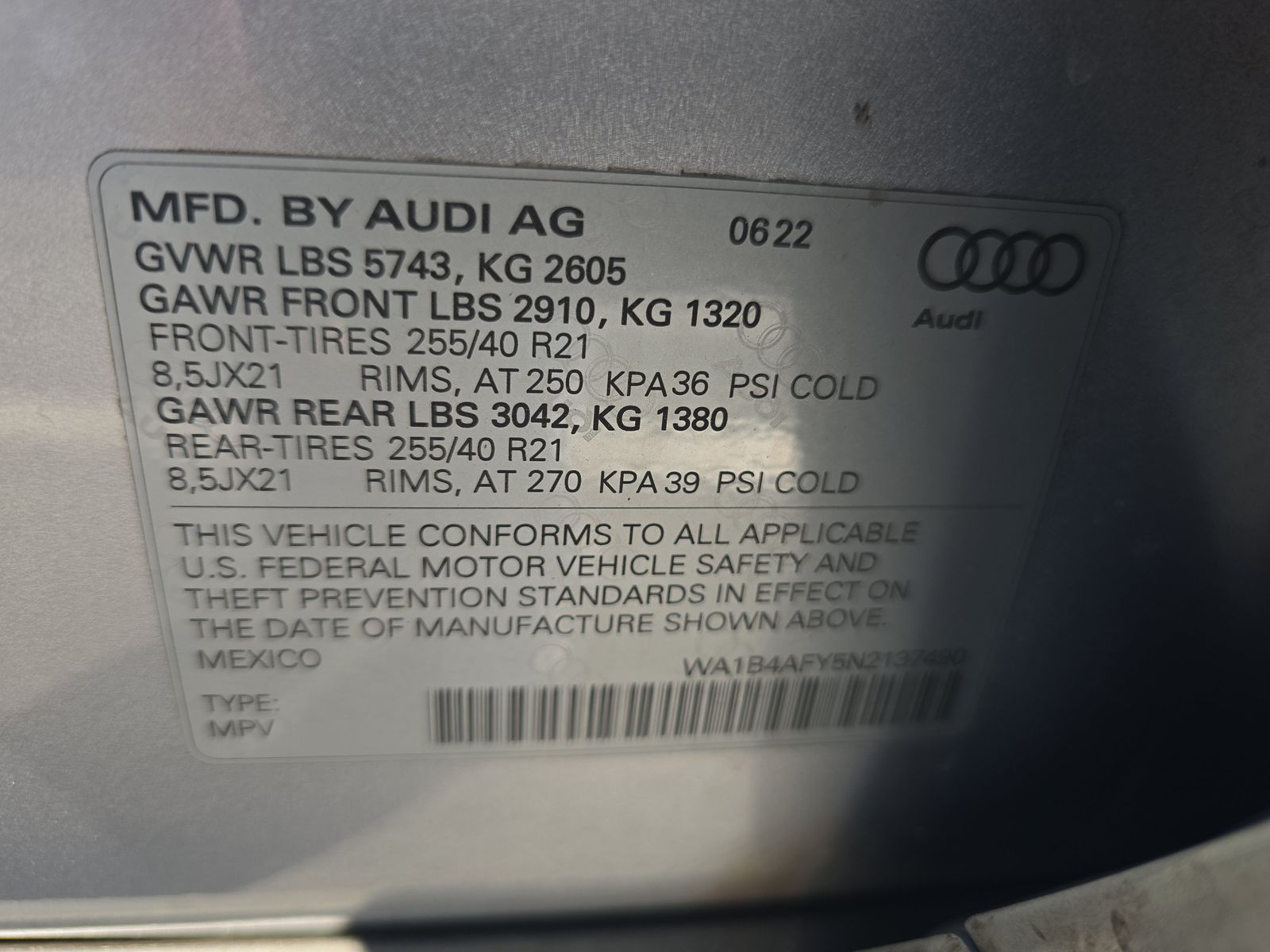 2022 Audi SQ5 Premium Plus AWD