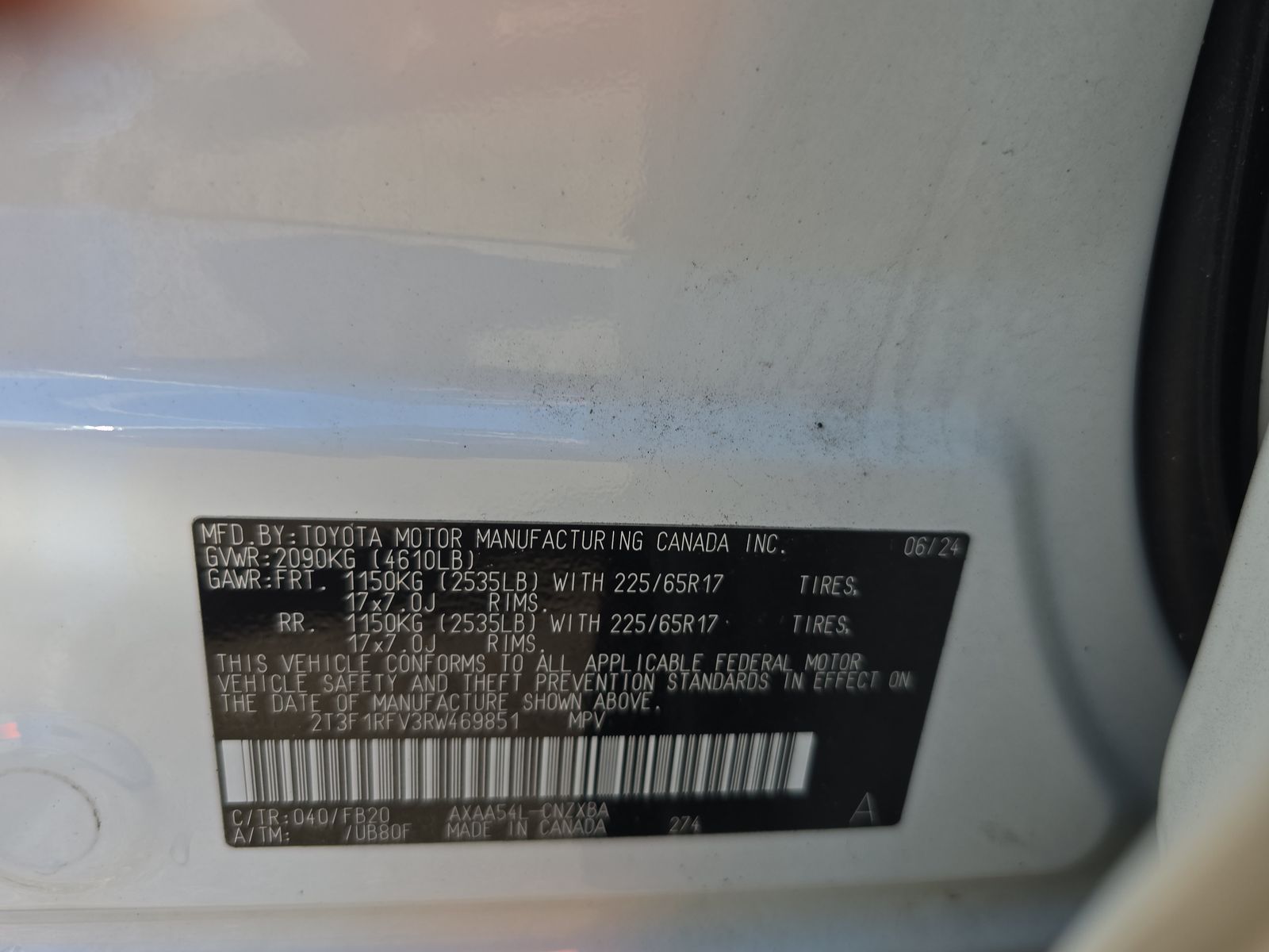 2024 Toyota RAV4 LE AWD