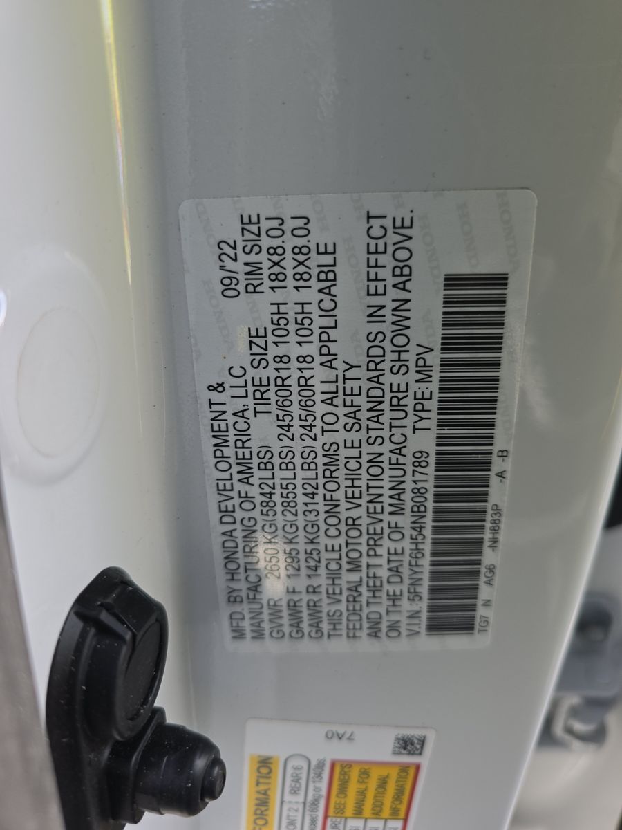 2022 Honda Pilot EX-L AWD