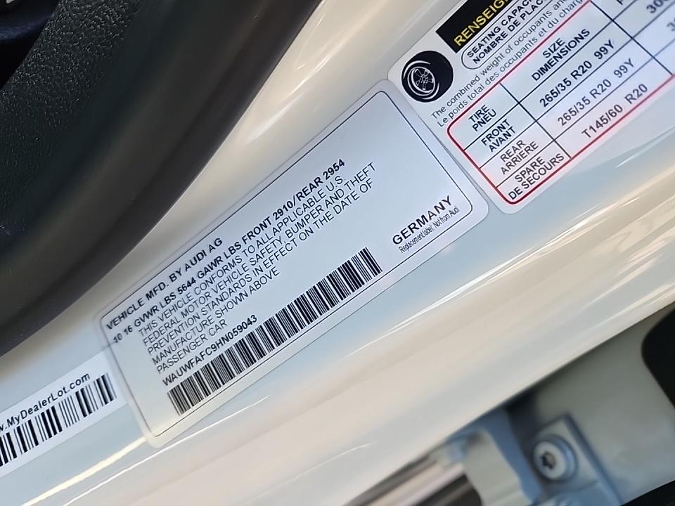 2017 Audi S7 Premium Plus AWD