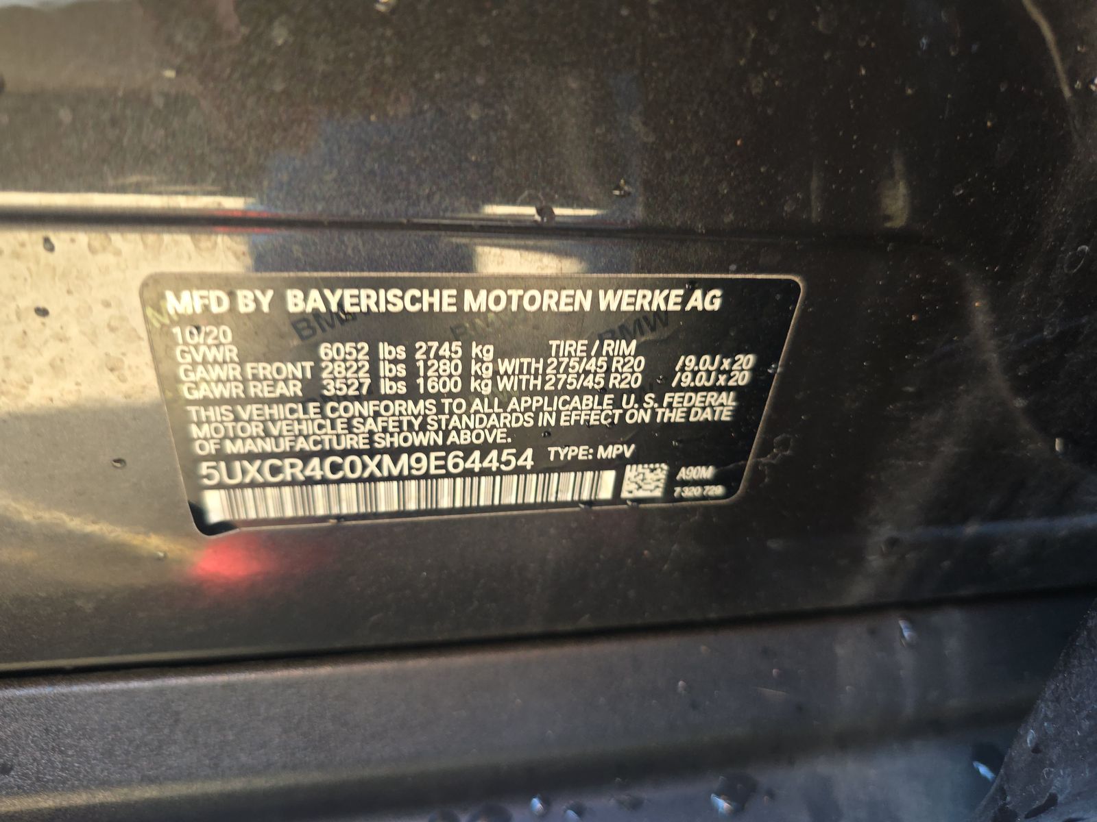 2021 BMW X5 sDrive40i RWD